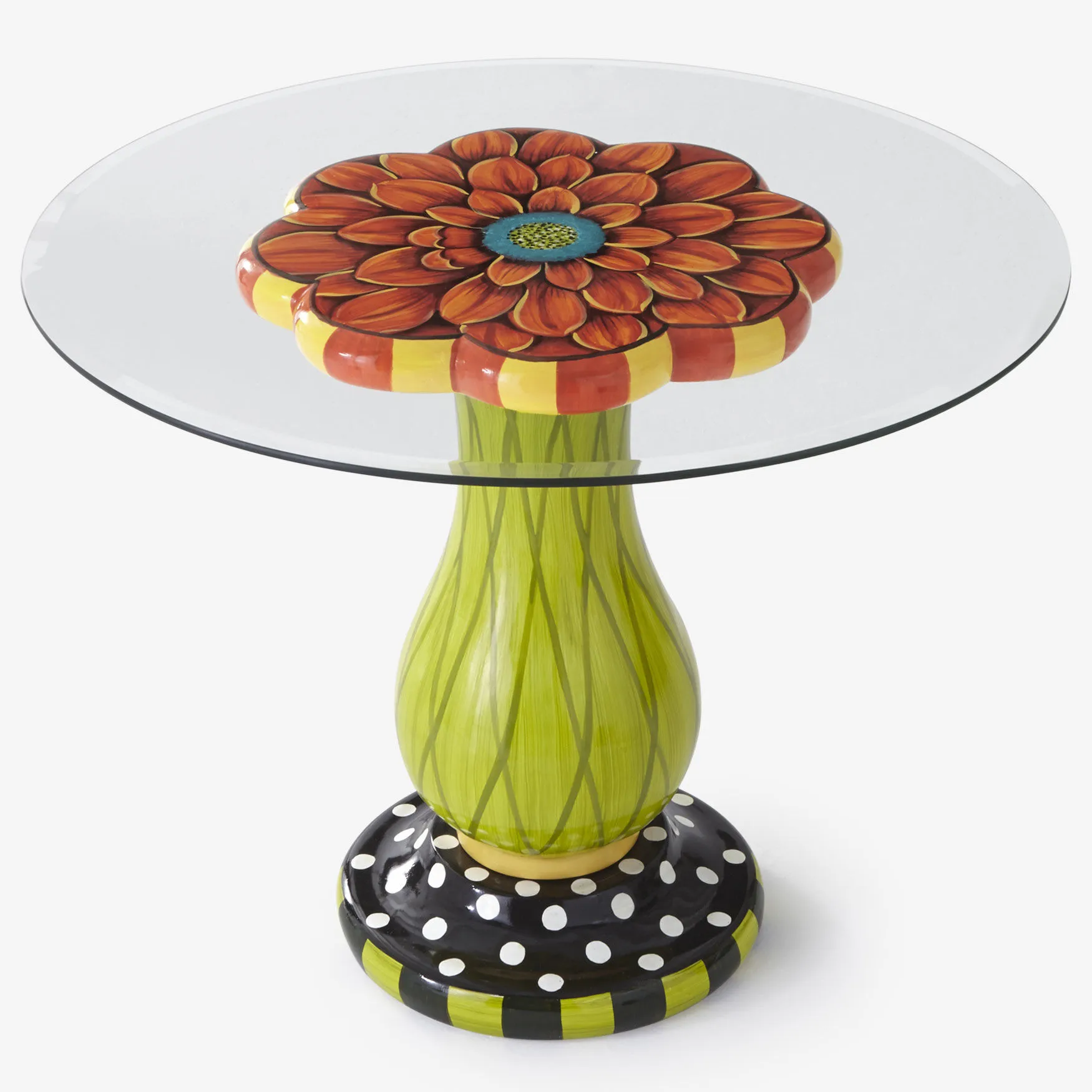 BrylaneHome Flower Bistro Table Base