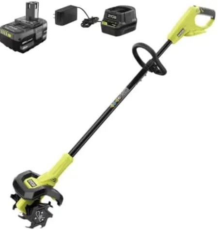 RYOBI P2750 8&#034; Cordless Cultivator - INCLUDES BATTERY &amp; CHARGER