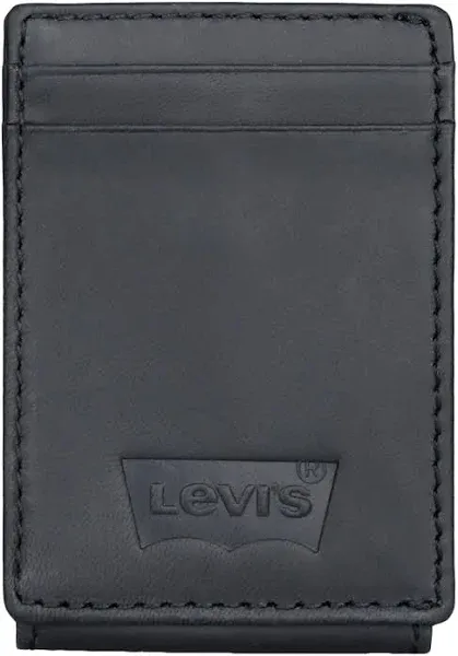 Levi's Men's RFID Slim Everyday Magnetic Front Pocket Card Case Wallet