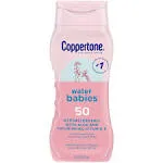 Coppertone Sunscreen Lotion, Water Babies, Broad Spectrum SPF 50 - 8 fl oz