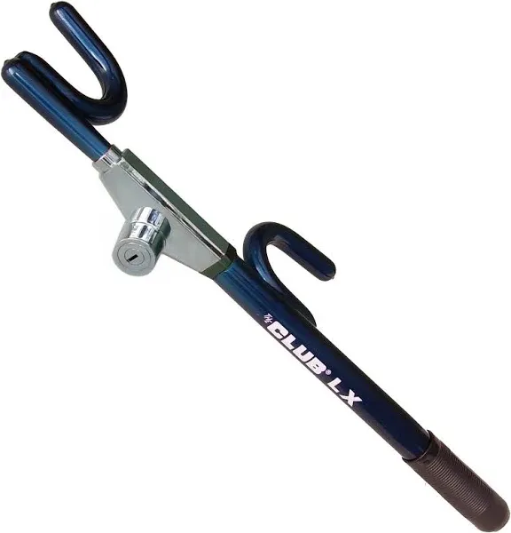 The Club 1102 LX Series Steering Wheel Lock, Blue