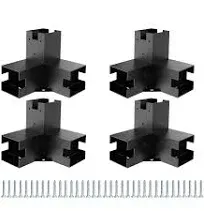 Woodworks Pergola pergola Brackets 12 Gauge Heavy Duty Steel 3-Way Rig