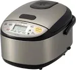 Zojirushi NS-LGC05XB Micom Rice Cooker & Warmer 3-Cup Stainless Black