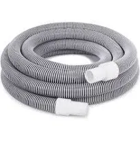 1-1/2" x 36 Foot Heavy Duty Pool Vacuum Hose With Swivel Cuff, 1.5" Professional Pool Hose for In-Ground & Above Ground Pools