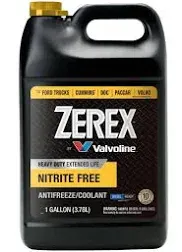 Zerex Nitrite Free Extended Life 50/50 Prediluted Antifreeze Coolant 1 GA