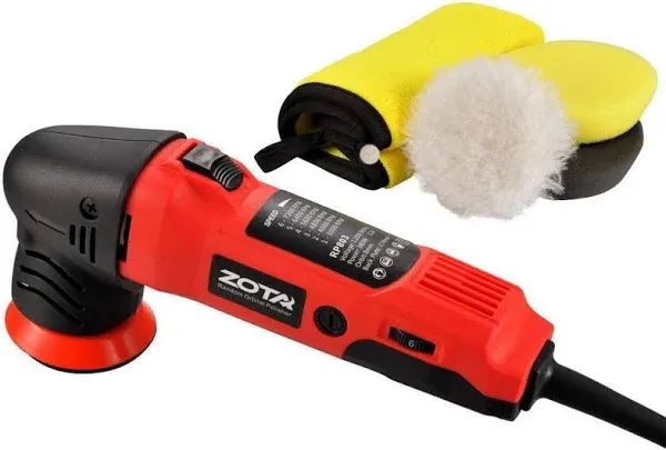 Zota Orbital Polisher - 3 inch, Dual Action, 13.1ft Cord, Mini Kit - Car Detailing