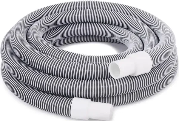 1-1/2&#034; x 30 Foot Heavy Duty Pool Vacuum Hose With Swivel Cuff, 1.5&#034; Professio...