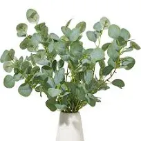 5Pcs Artificial Eucalyptus Greenery Stems, 37.4&#034; Faux Branches for Vase 5 PCS