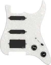 EMG KH20 Kirk Hammett S/S/81 Pickguard / Pickup set white pearloid/black