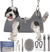 Dog Grooming Hammock &amp; Grooming Kit for Dogs at Home | Dog Hammock for Nail 