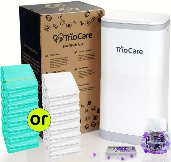 TrioCare Odor Locking Blocking Control Diaper Pail