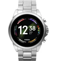 Fossil Men's Gen 6 44mm Stainless Steel Touchscreen Smartwatch