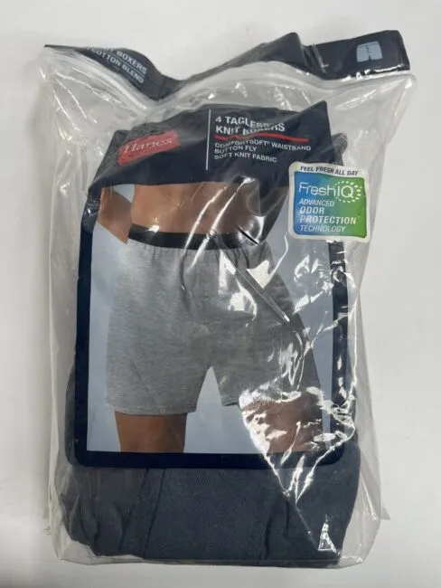 Hanes Freshiq Comfortflex Waistband Mens 4 Pack Boxers