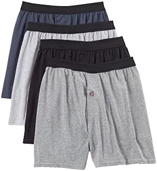 Hanes Men&#039;s Large 36-38 Tagless Knit Boxers Pack Of 4