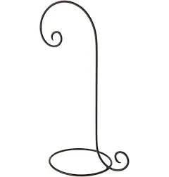 Bard's Wrought Iron Gold-toned Ornament Stand, 18" H x 7.5" W x 10.25" D, Pack of 2