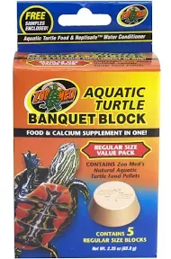 Zoo Med Aquatic Turtle Banquet Block, Regular Size