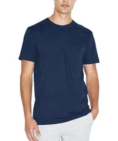 American Apparel Unisex Fine Jersey Pocket Short-Sleeve T-Shirt