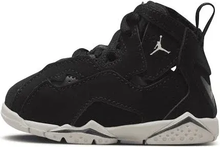 Jordan True Flight Baby/Toddler Shoes (343797-052, Light Base Grey/White/Black/Purple Venom)