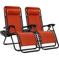 Best Choice Products Set of 2 Zero Gravity Lounge Chair Recliners