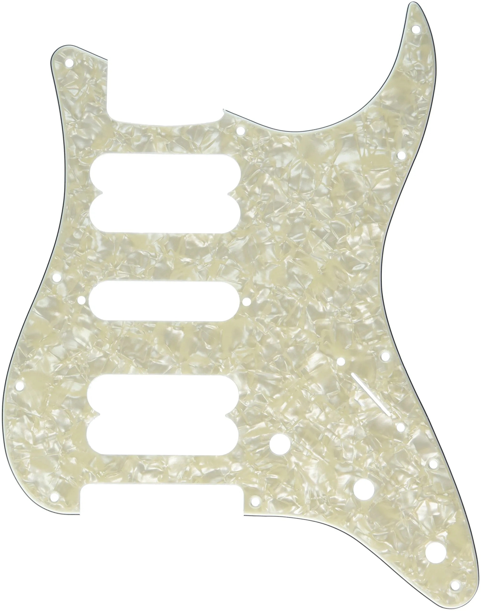 Fender 4-Ply Aged White Pearl 11-Hole Mount H/S/H Stratocaster Pickguard