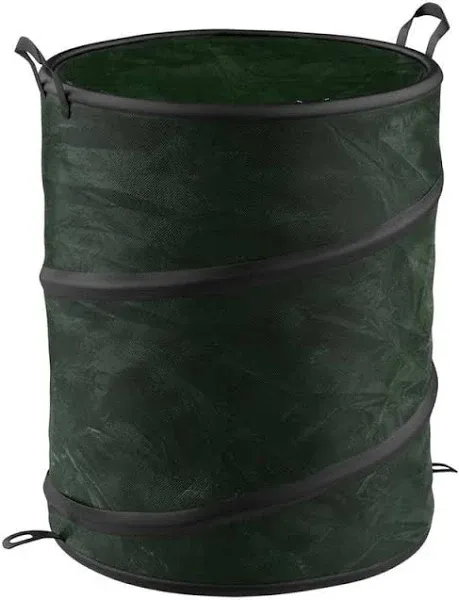 29.5-Gallon Pop Up Outdoor Garbage Can - Collapsible Trash Can for Parties, Y...