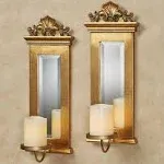 Touch of Class Acanthus Mirrored Wall Sconces