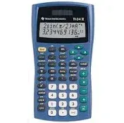 Texas Instruments TI-34 II Scientific Calculator Blue with Cover TESTED