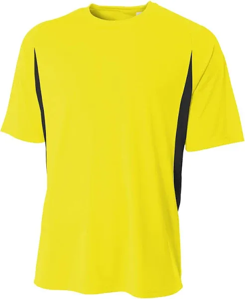 A4 N3181 Men's Cooling Performance Color Blocked T-Shirt