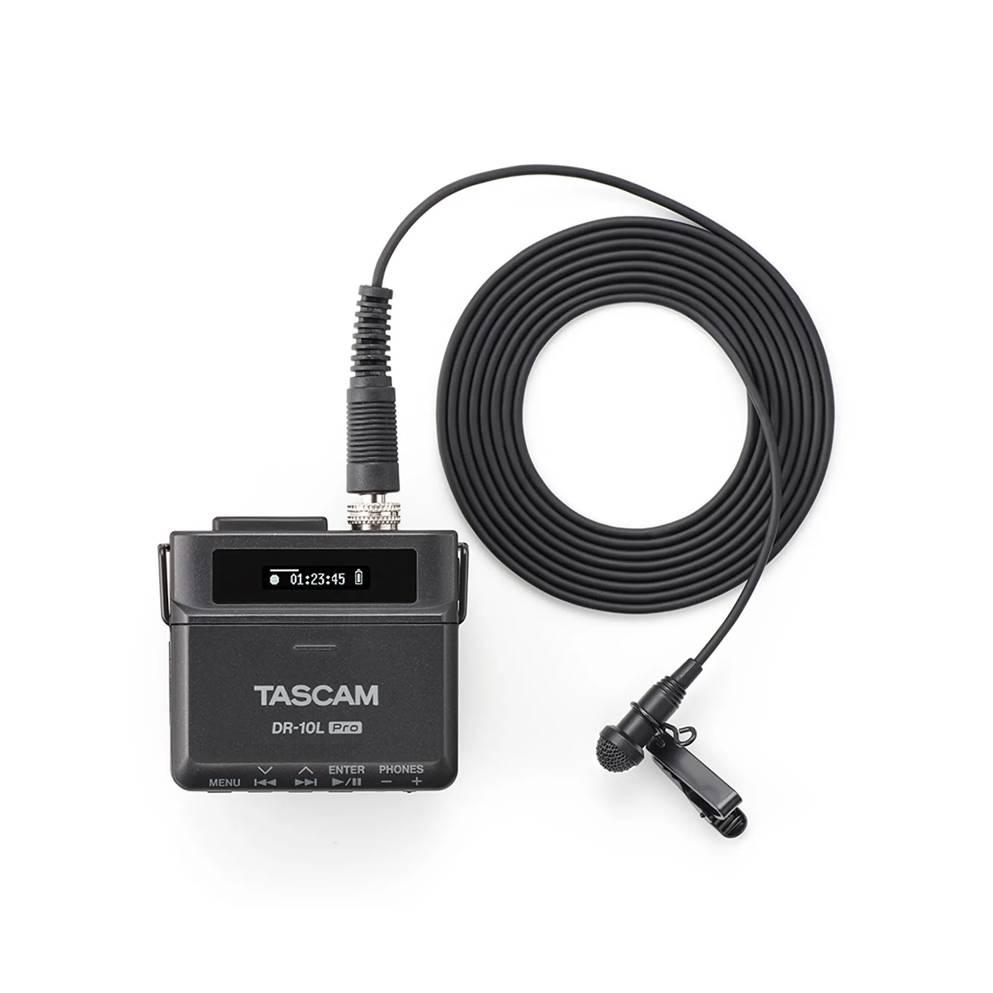 TASCAM DR-10L Pro Field Recorder and Lavalier Microphone