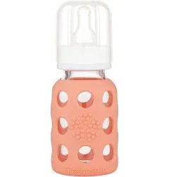 Lifefactory Glass Baby Bottle with Silicone Sleeve