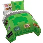 Jay Franco Minecraft 5-Piece Comforter Bedding Set, Twin