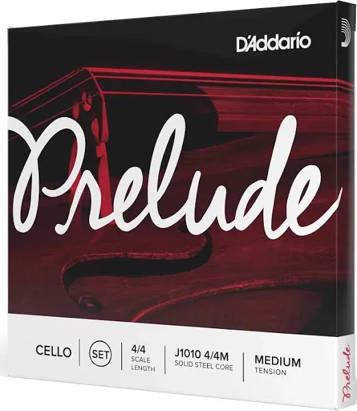 D'Addario Prelude Cello String Set 4/4 Medium