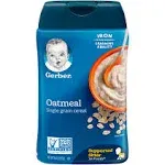 Gerber Gain & Grow 1st Foods Supported Sitter Oatmeal Cereal (8 oz)