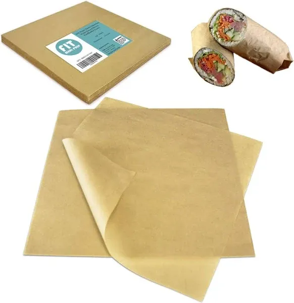 Fifth Ave Fair 250 Sheets 12x12 Inch Kraft Deli Paper Sheets