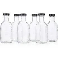 The Kombucha Shop 12 oz. Stout Glass Bottles with Airtight Caps (6 Pack)