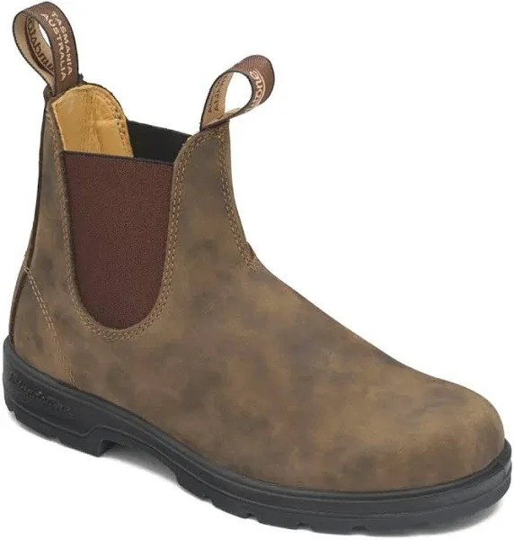 BLUNDSTONE Classic Chelsea Boot Super 550 Series in Rustic Brown