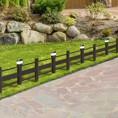 Sunjoy Solar Garden Border Fencing