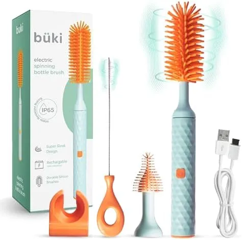 Büki Electric Baby Bottle Cleaning Brush Set