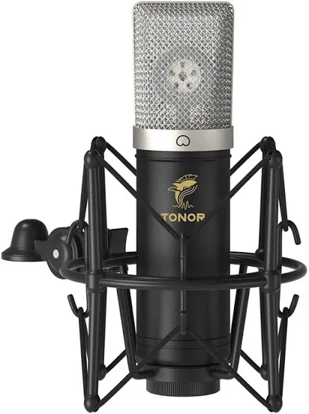 TC-2030 TONOR USB Microphone Kit, 192kHz/24Bit Plug & Play Condenser Computer Mic for Podcasting, Gaming, YouTube Videos, Streaming, Voice Over Recording | Reverb