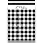 100 Count - 10x13 inch Poly Mailers Black Gingham Plaid Shipping Bags,Mailing Envelope with Self Seal Strip