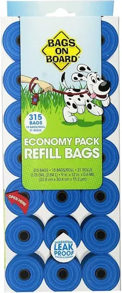 Bags On Board Economy Pack Dog Waste Refill Bags