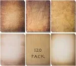 120 Aged Paper - Antique Looking Vintage Papers with Classic Aged Paper Designs