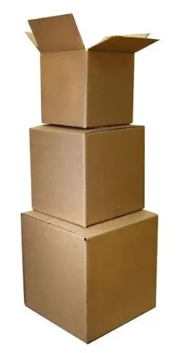 100 8x6x4 Corrugated Shipping Boxes - 100 Boxes