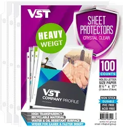 VST Heavyweight Sheet Protectors