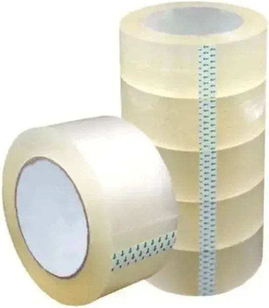 36 Rolls Low Noise Clear Packing Tape Box Shipping 1.8 mil 2&#034; x 110 Yards US