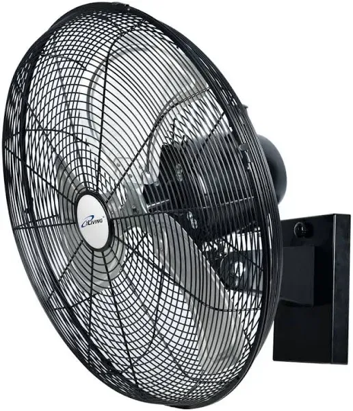 iLiving 18&#034; Outdoor Oscillating High Velocity Wall Fan with 4150 CFM Heavy Du...