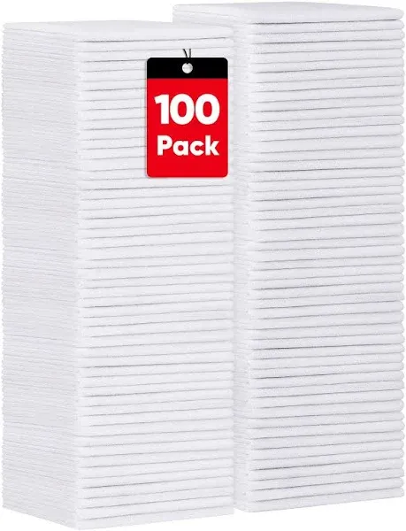 HOMEXCEL Shop Towels 100 Pack Reusable Microfiber Towels for Cars