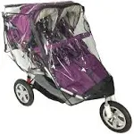 Rain Cover for Double Stroller,Universal Size Weather Shield for Side by Side Double Baby Stroller.