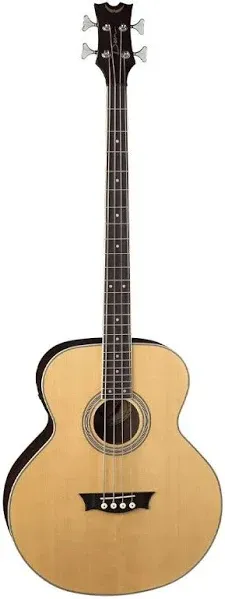 Dean Acoustic-Elect<wbr/>ric Bass, Classic Black Acoustic Bass