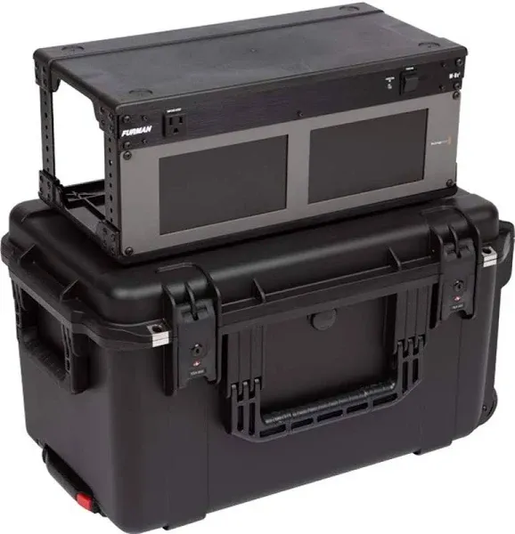 SKB NEW - iSeries Case w/Removeable 4U Injection Molded 9" Deep Rack Cage, TSA Latches, Wheels (3i-2213M124U)